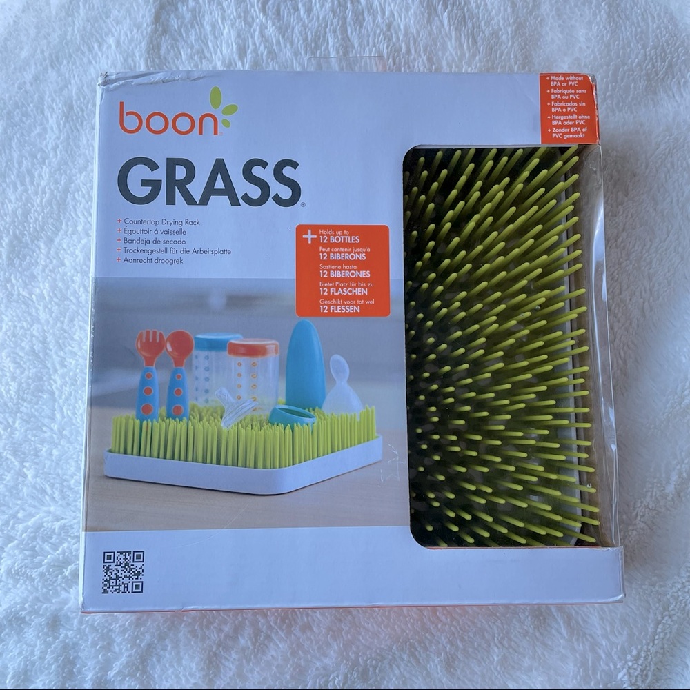 Boon grass bottle drying rack